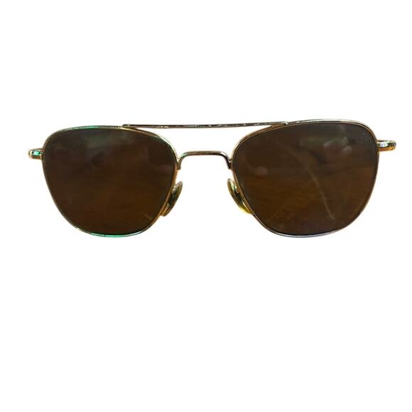 Vintage AO AMERICAN OPTICAL Original Pilot Gold Frame 52/20 - Picture 2 of 11